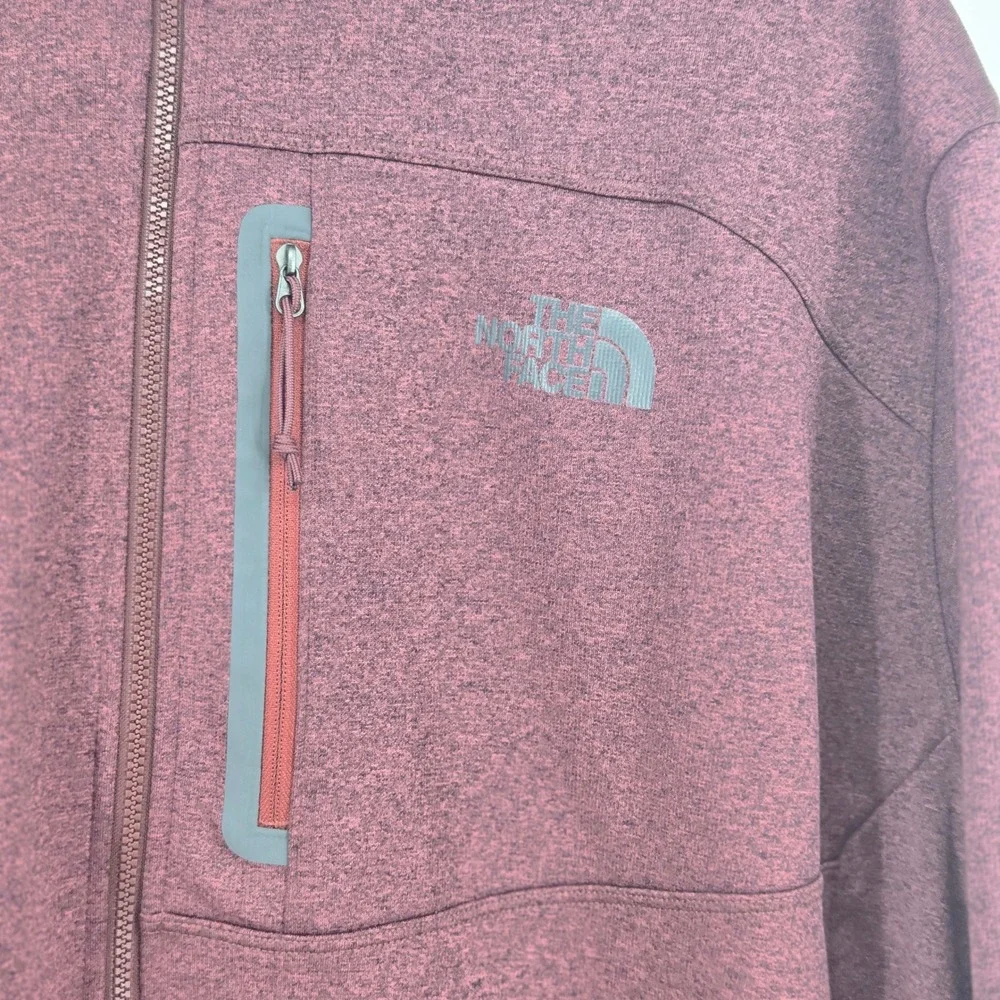 The North Face Quarter Zip Pullover Fleece Sweater Burgundy Maroon Gorpcore XXL